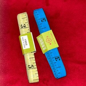 Set of 2 soft measuring tapes